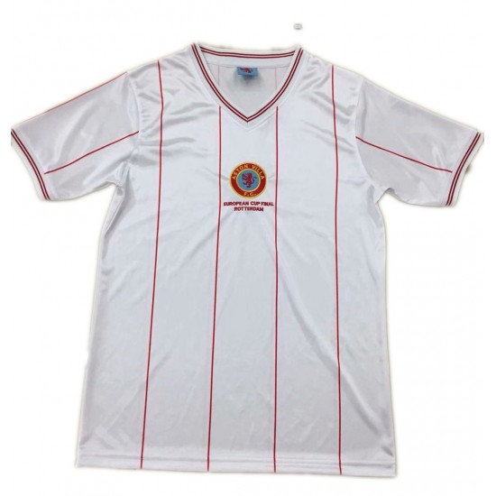 Camisola Aston Villa Retro Equipamento Segundo 1982 Manga Curta